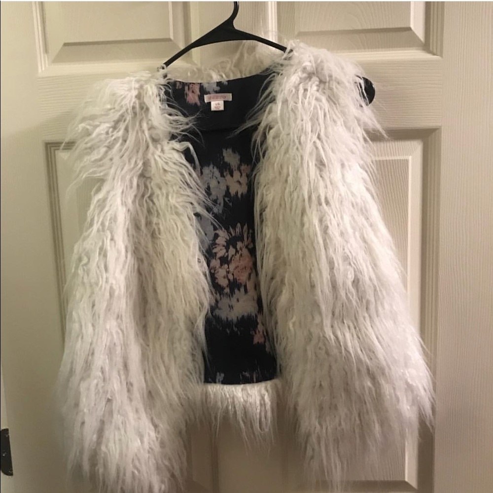 White Fur Vest